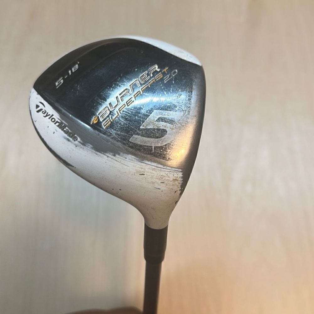 TAYLORMADE BURNER SUPERFAST 2.0, 18 DEG. 5 WOOD, MATRIX OZIK R FLEX GRAPH. SHAFT